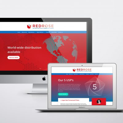 Redrose Nutraceuticals Website Design