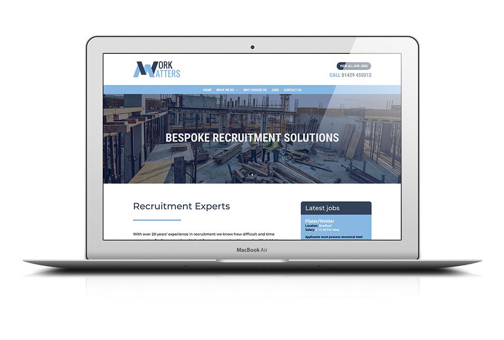 Work Matters – recruitment website design